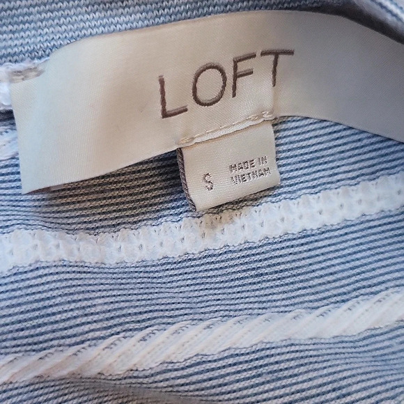 Loft Textured Mini Pocket Tee Dress - Picture 4 of 4